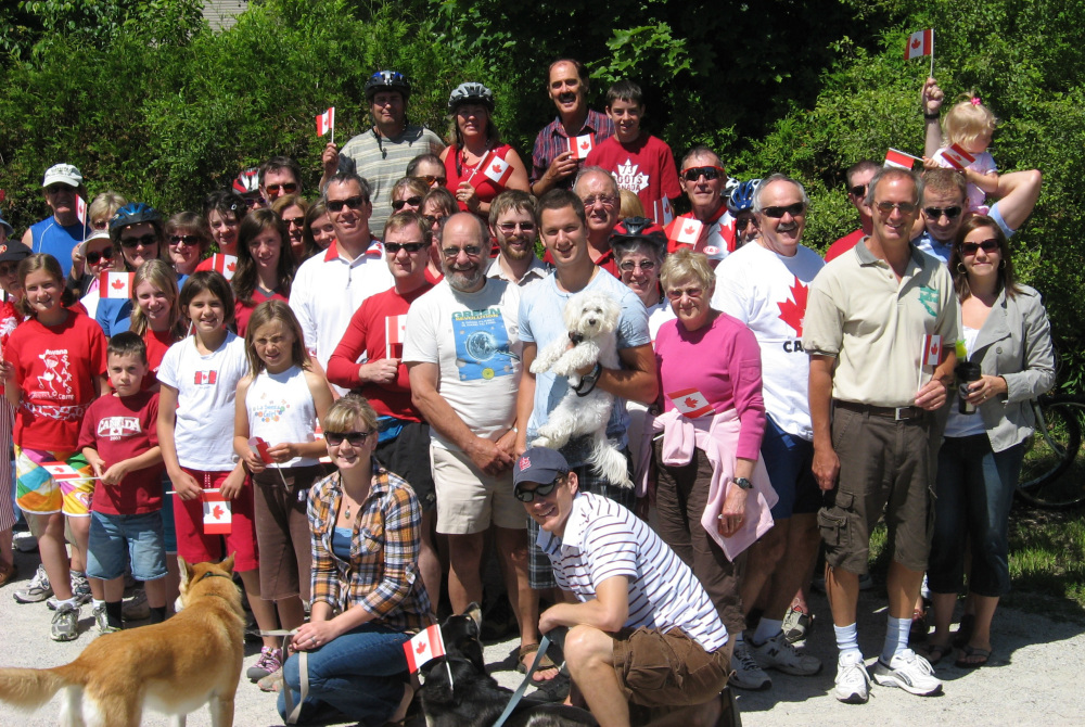 Canada Day participants