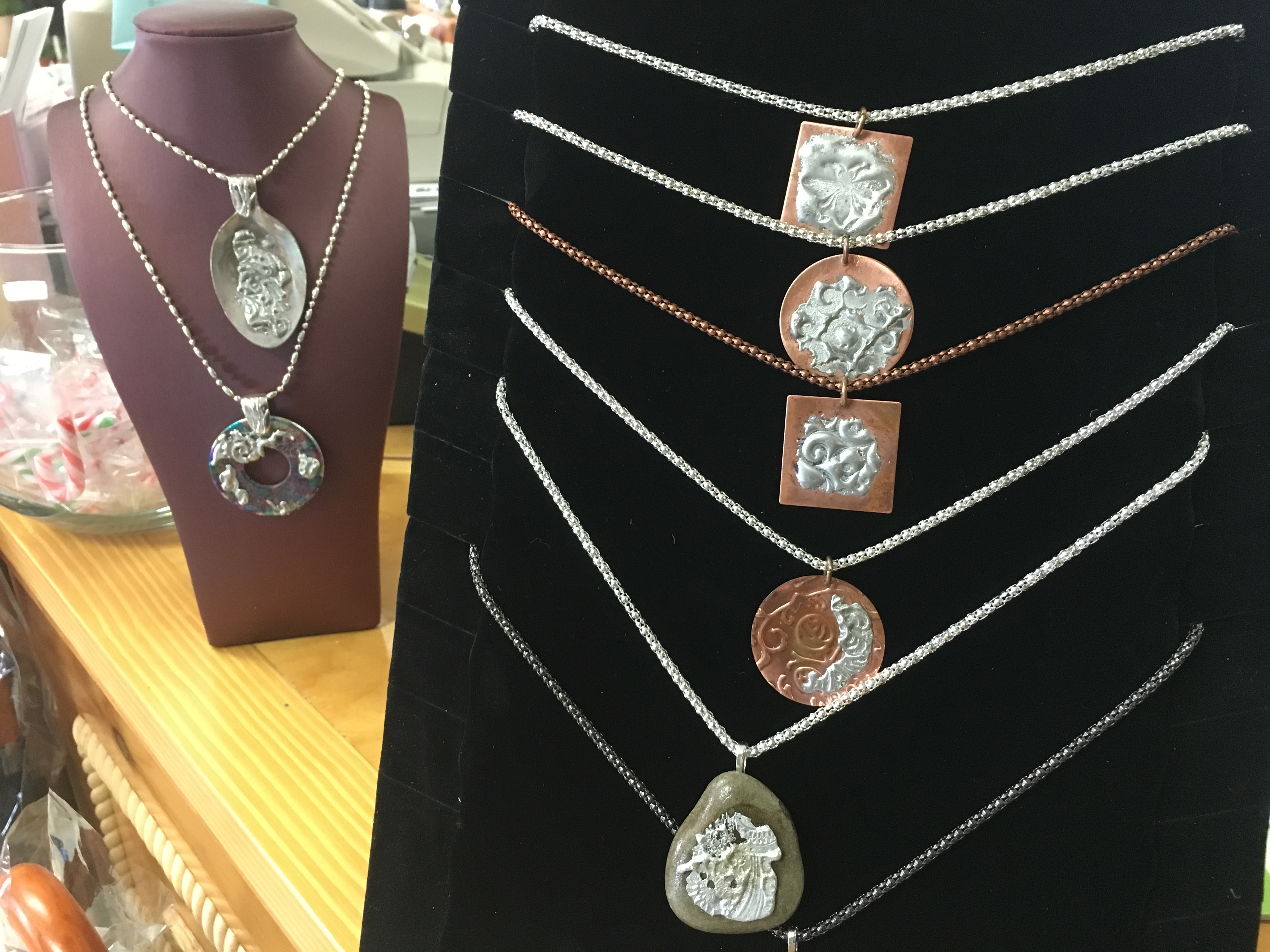 Hand made copper jewellery